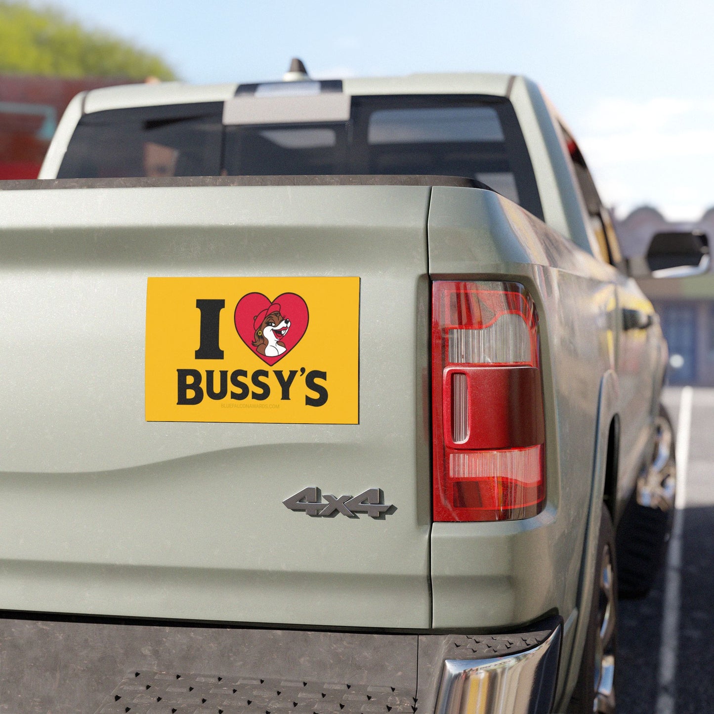 I LOVE BUSSY'S Car Magnet