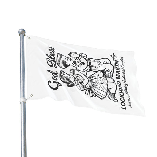 God Bless Lockhead Martin FLAG