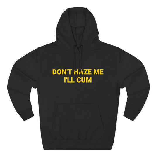 Don't Haze me I'll Cum Hoodie