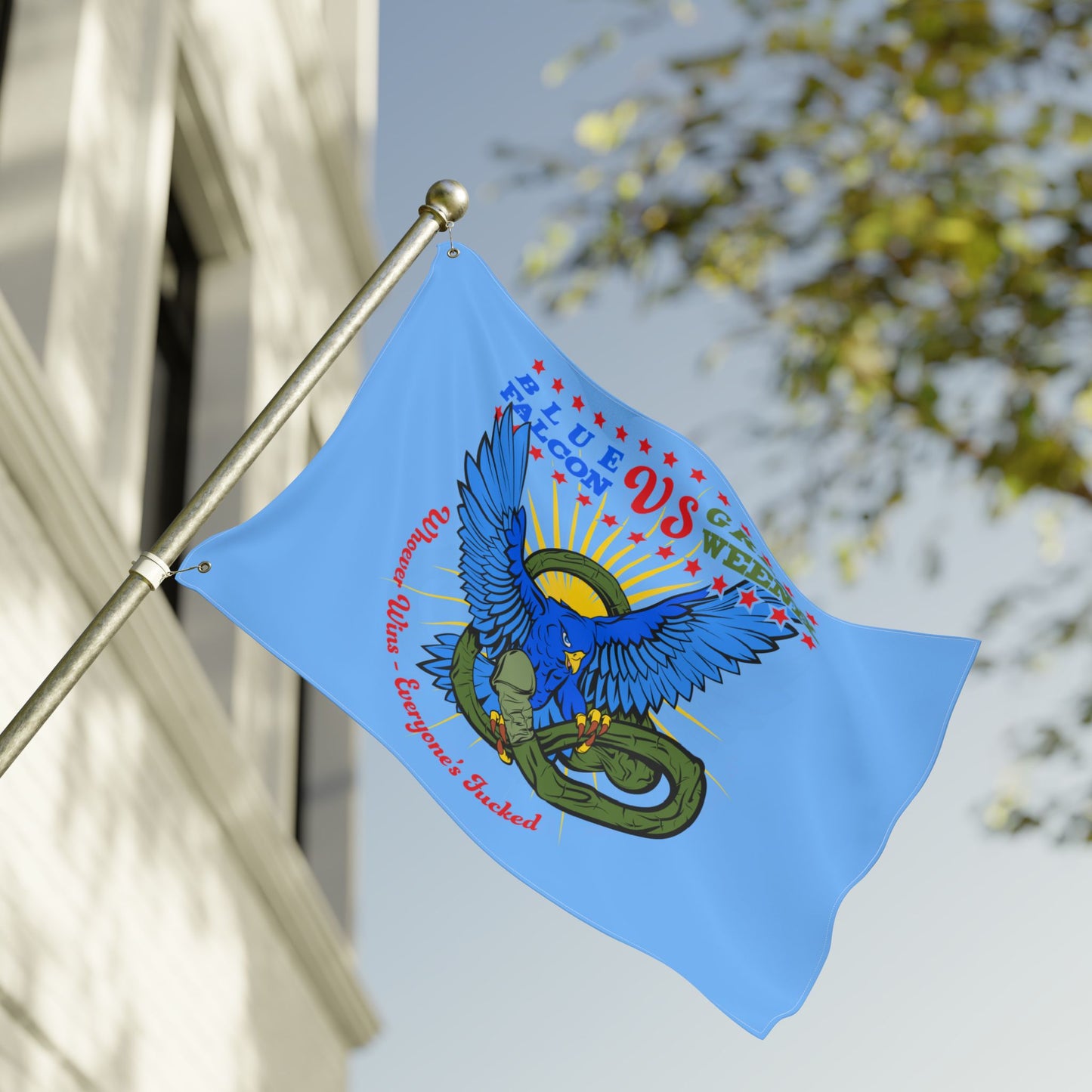 BlueFalcon VS Green Weenie FLAG