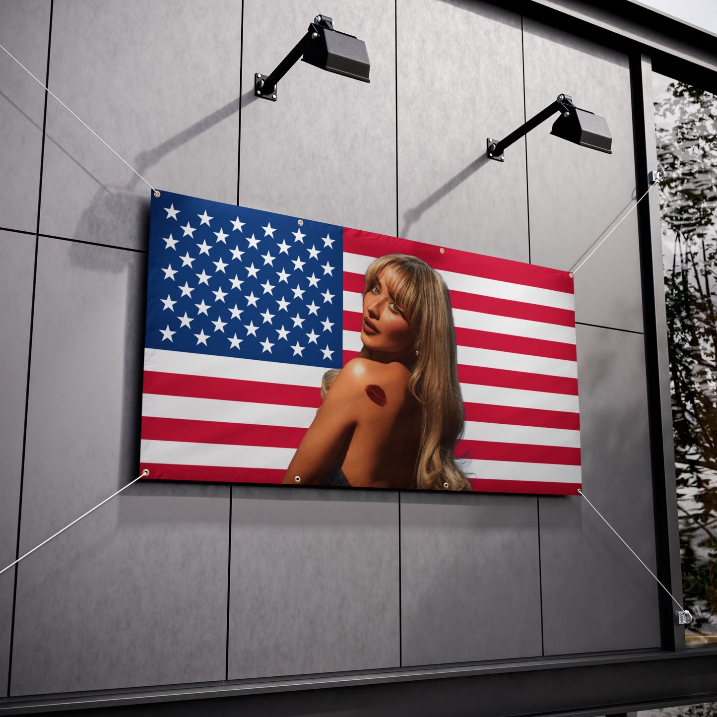 Sabrina Carpenter AMERICAN FLAG (HEAVY DUTY VINYL BANNER)