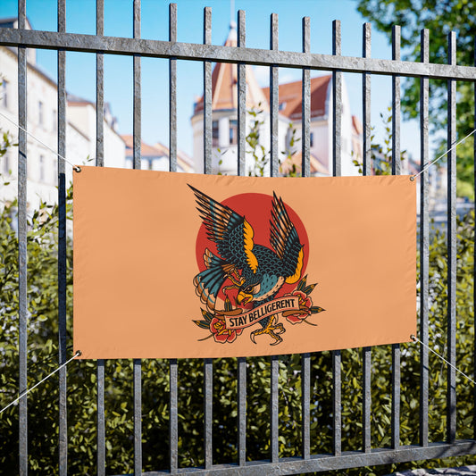 Stay Belligerent TradFalcon Banner