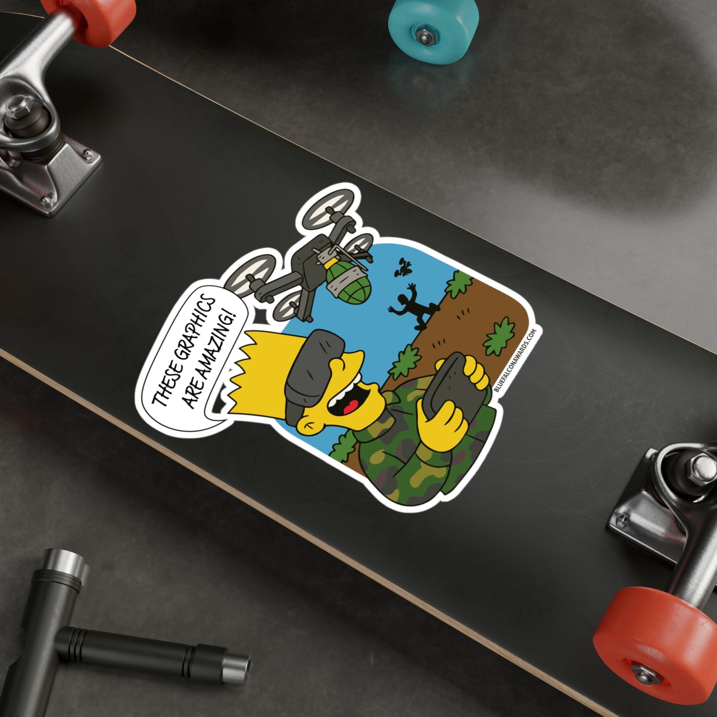 UKRAINE BART STICKER