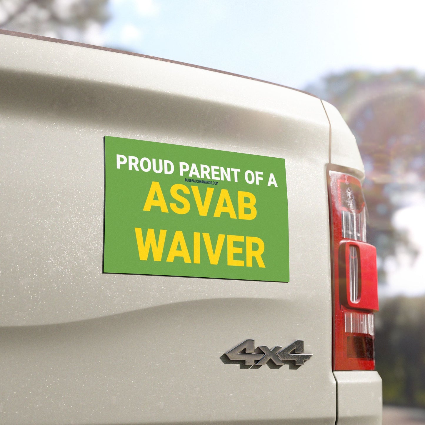 ASVAB WAIVER PARENT Car Magnet
