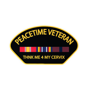 Peacetime Veteran (Marine) STICKER