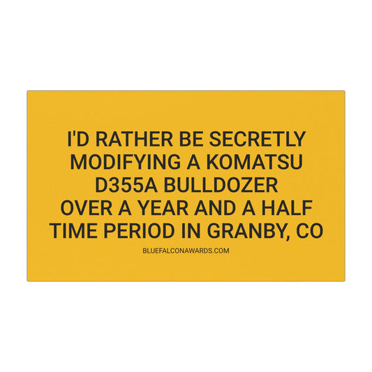 KILLDOZER Car Magnet