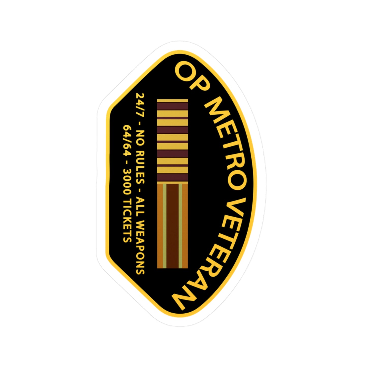 OP METRO VETERAN STICKER