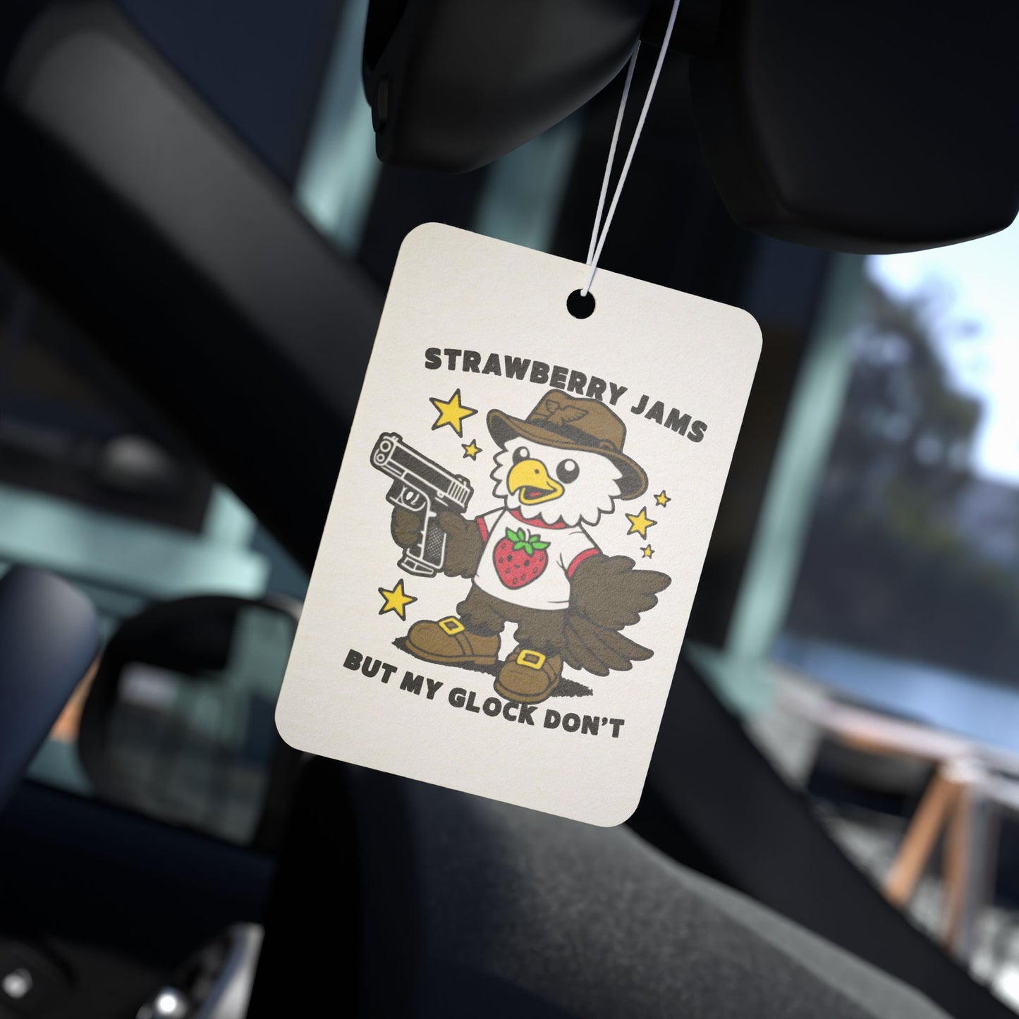 Strawberry Jams Car Air Freshener