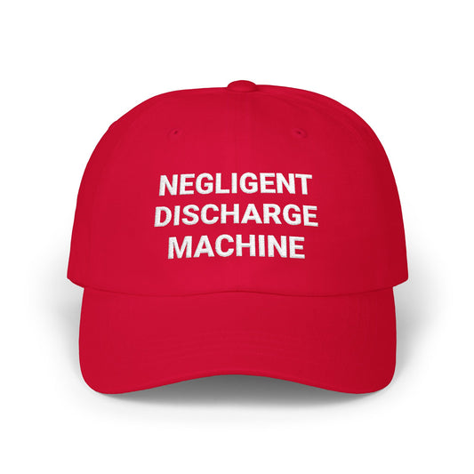 Negligent Discharge Machine Dad Cap