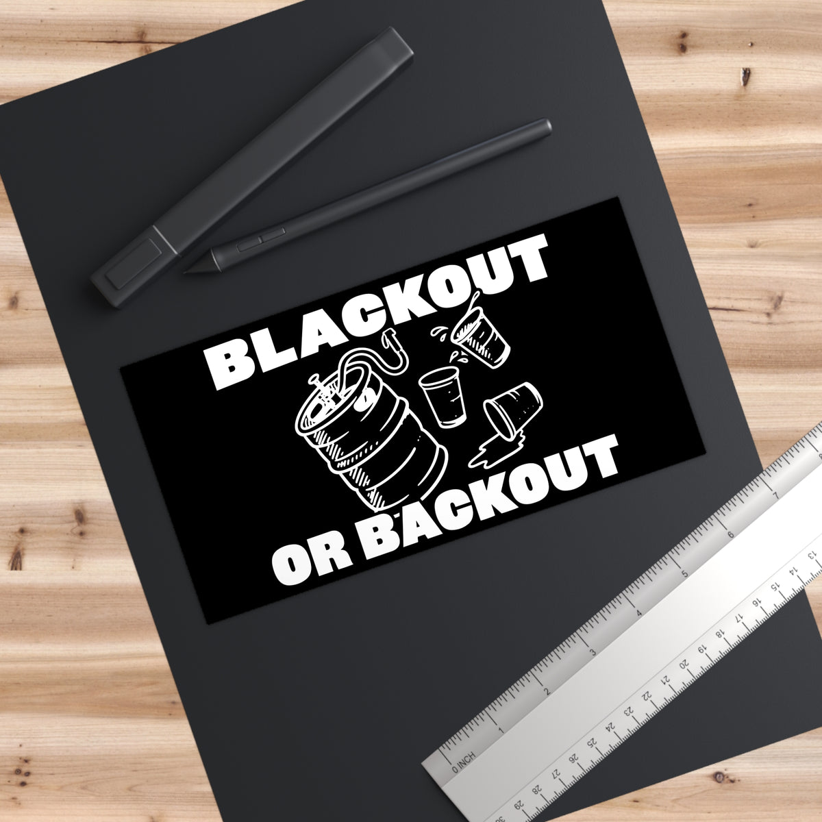 Blackout Heavy Duty Sticker