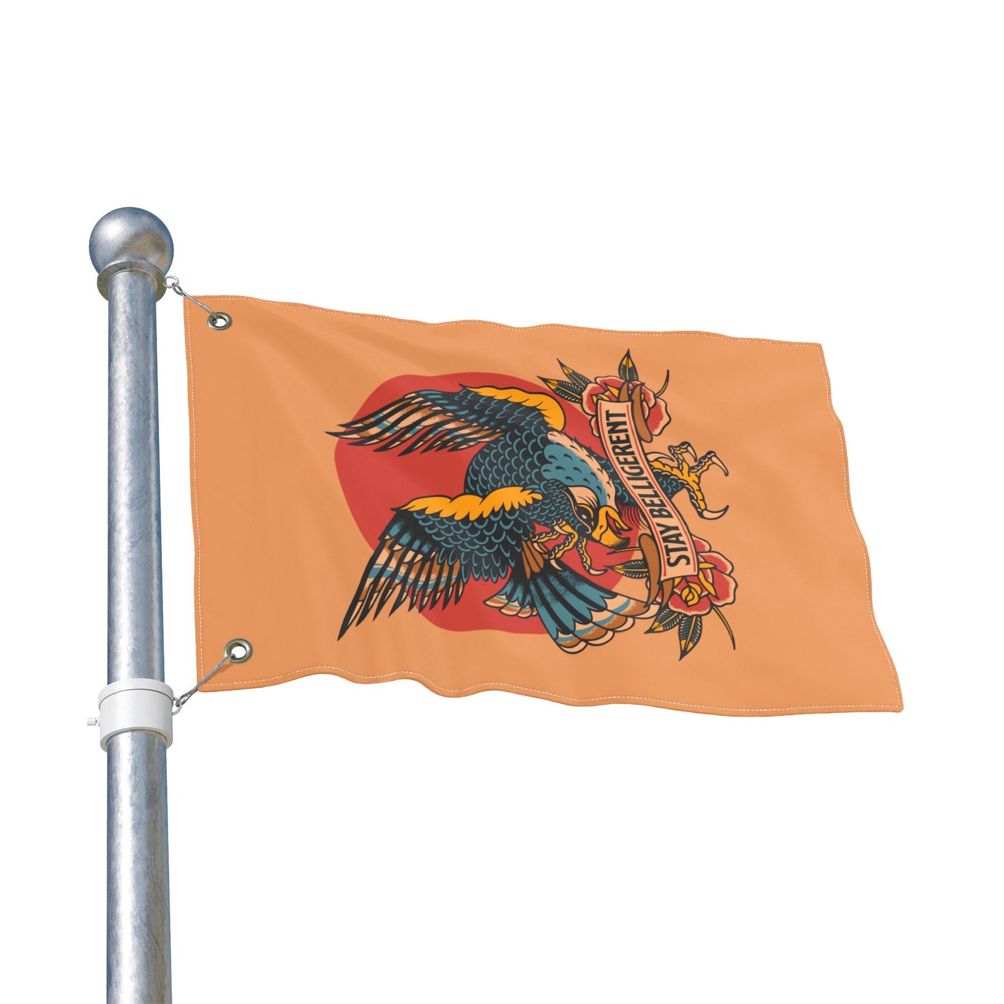 STAY BELLIGERENT FLAG