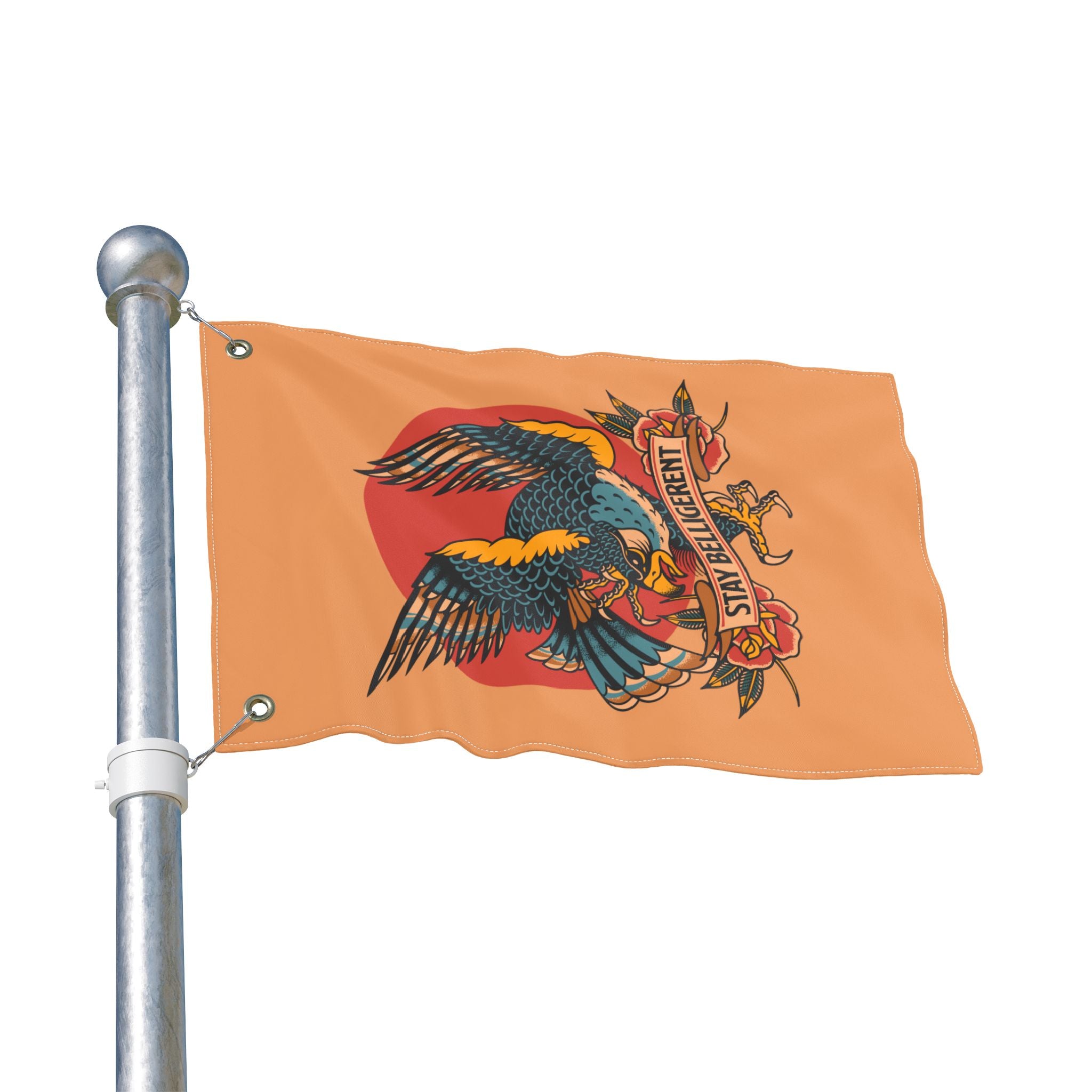 STAY BELLIGERENT FLAG
