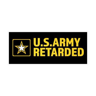 ARMY Retarded STICKER