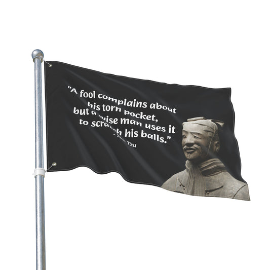 Sun Tzu Wise Man FLAG