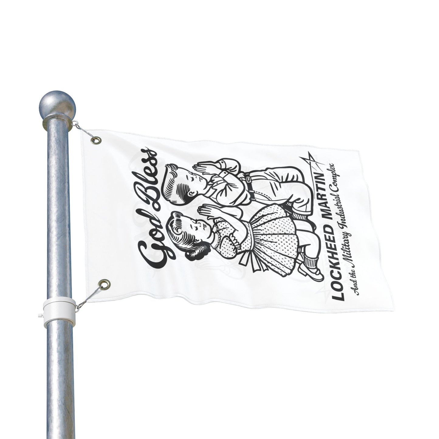 God Bless Lockhead Martin FLAG