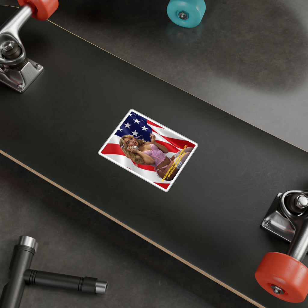 PINK SABRINA STICKER