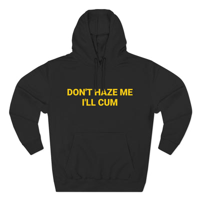 Don't Haze me I'll Cum Hoodie
