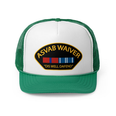 Asvab Waiver Foam Trucker Hat