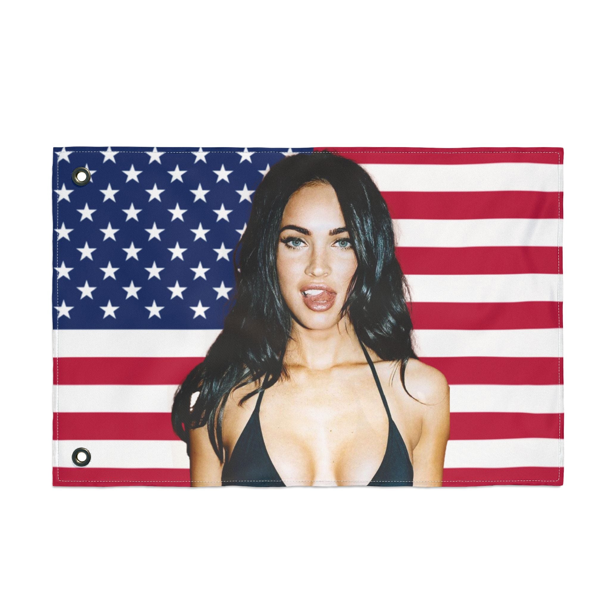 MEGAN FOX USA FLAG