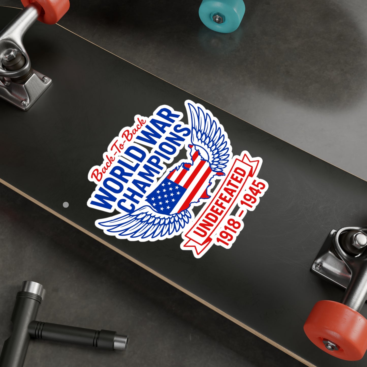 WORLD WAR CHAMPIONS STICKER