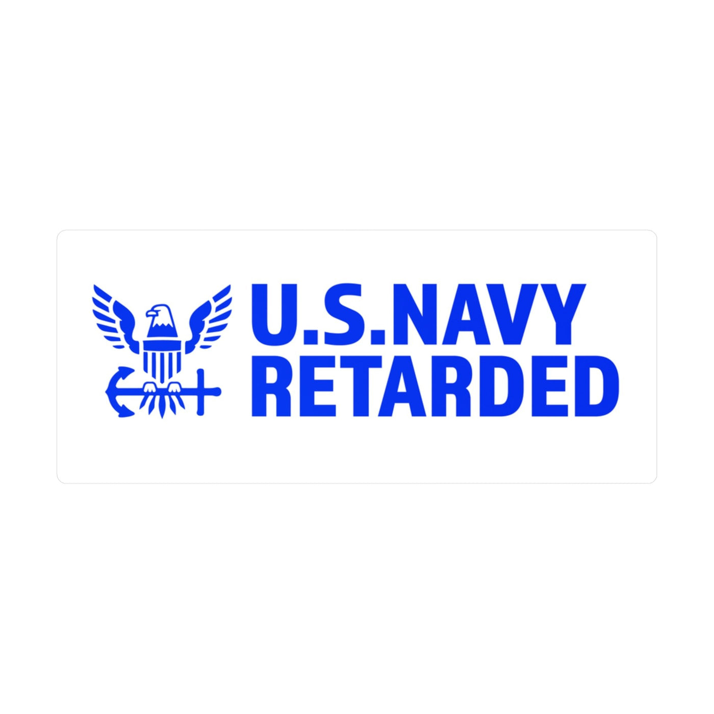 NAVY Retarded STICKER