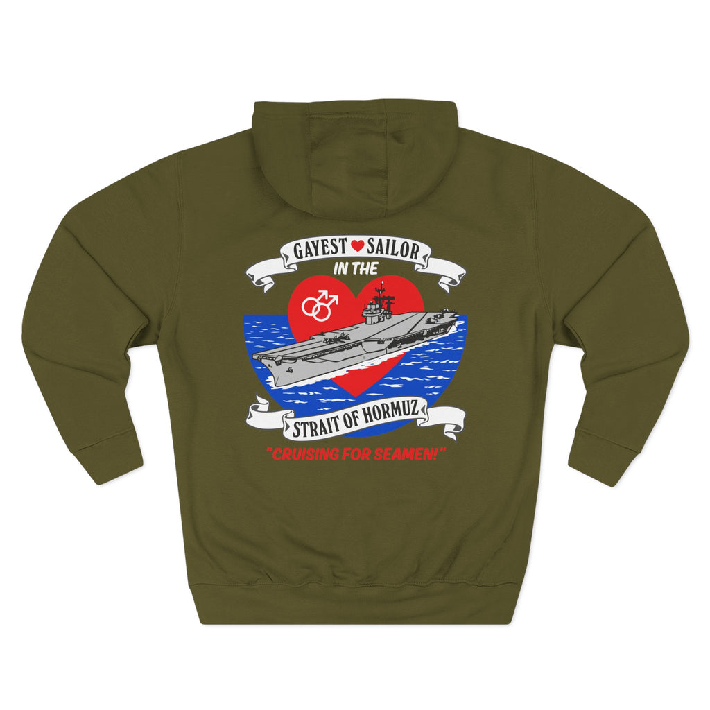 Gay Sailor in Straight of Hormuz Hoodie