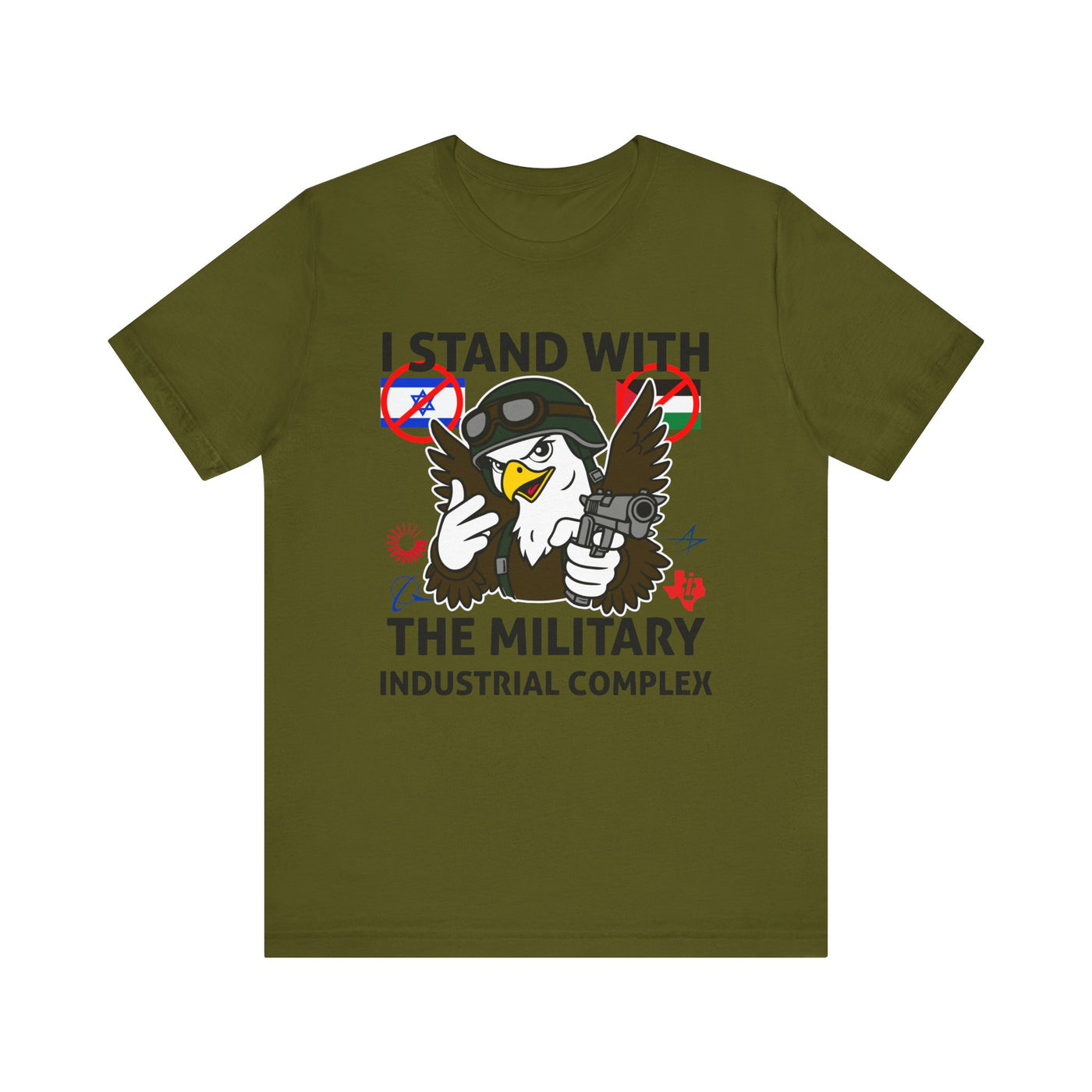 I Stand With The Military Industrial Complex Tee