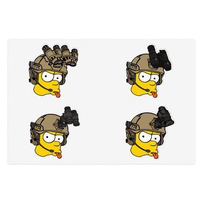 Belligerent Bart Sticker Pack