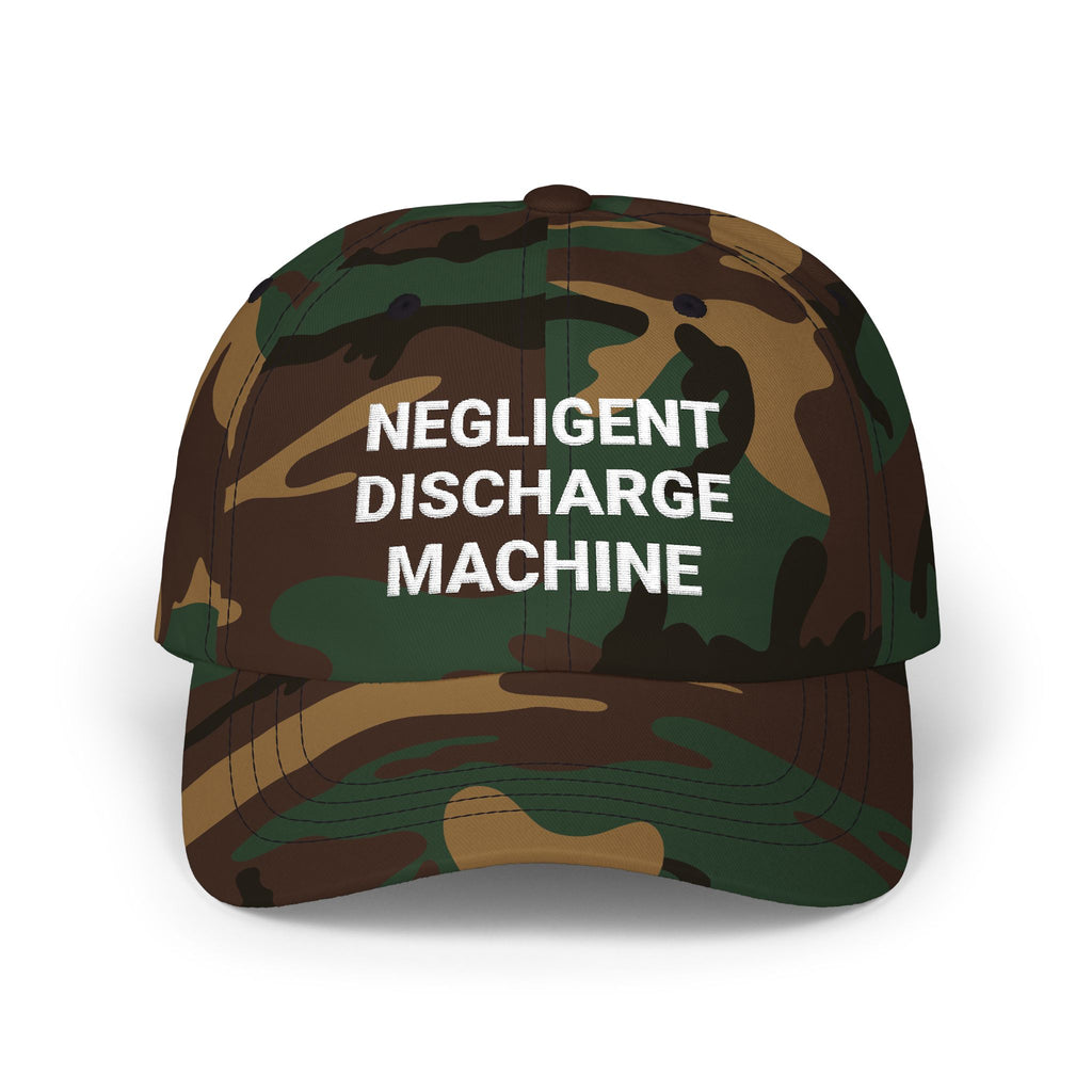 Negligent Discharge Machine Dad Cap