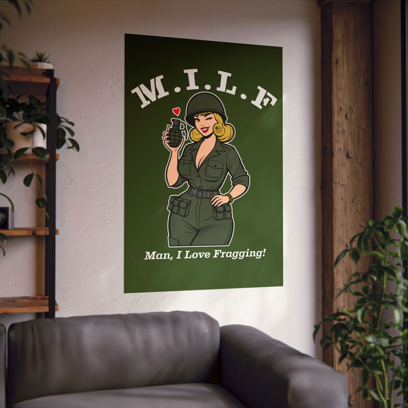 M.I.L.F Paper Poster