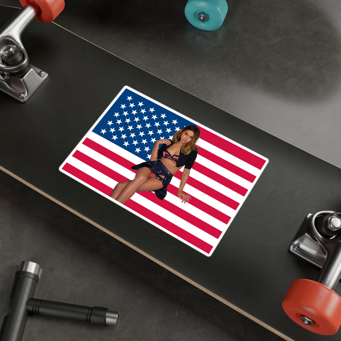 Anna de Armas USA STICKER