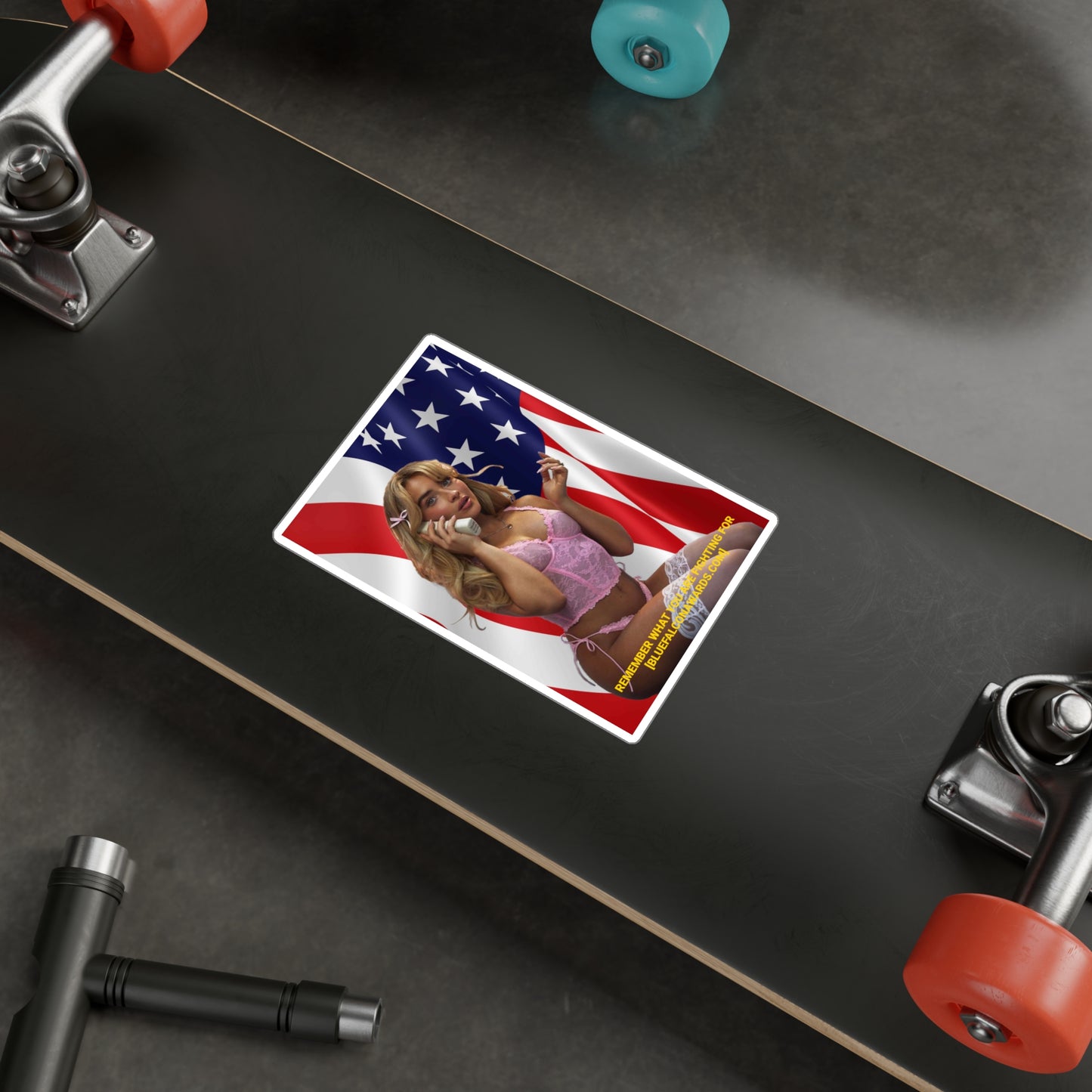 PINK SABRINA STICKER