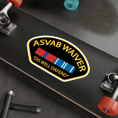 ASVAB WAIVER STICKER