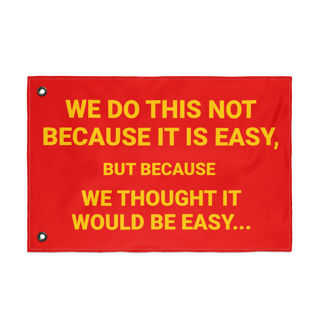 THOUGHT IT WAS EASY FLAG
