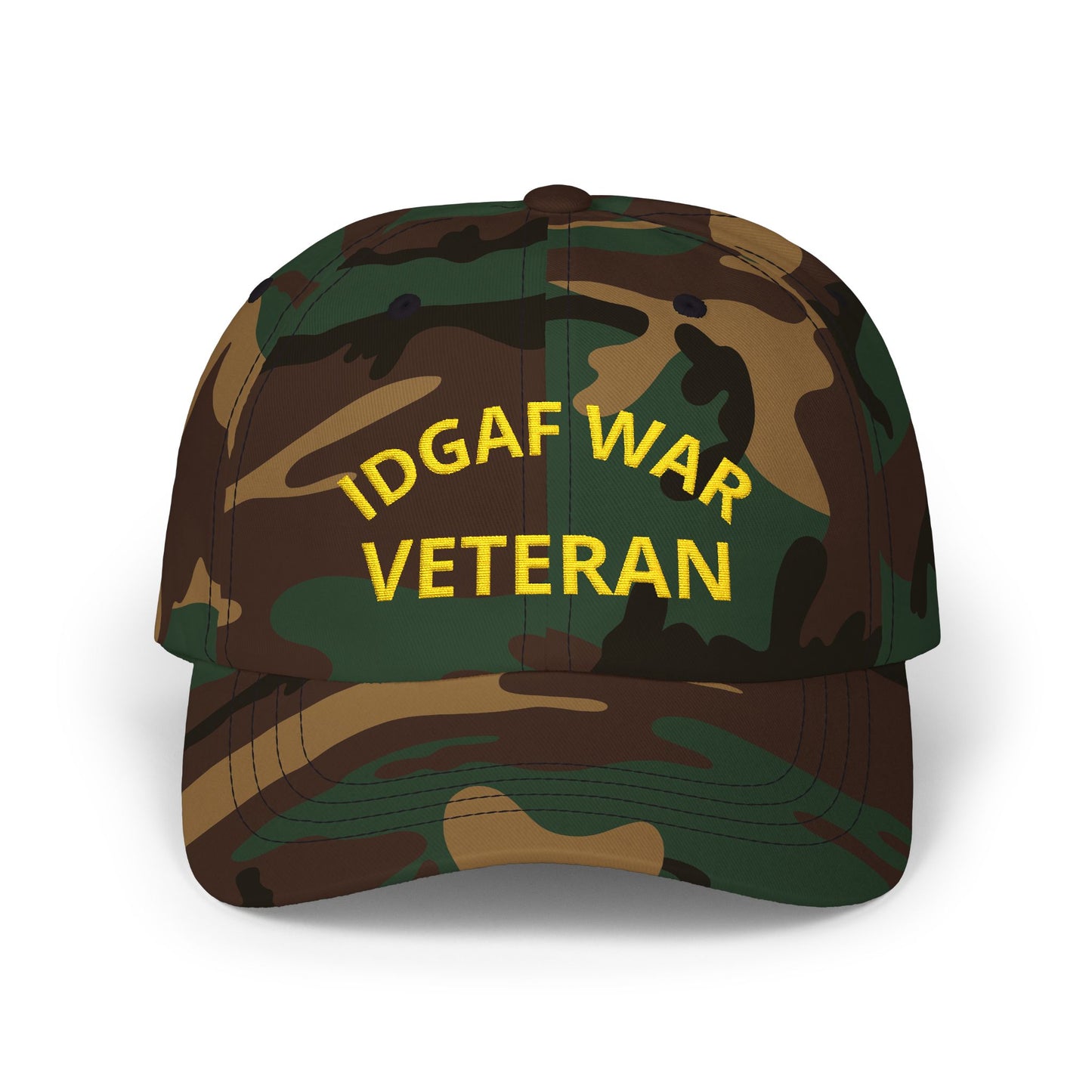 IDGAF WAR VET Dad Cap