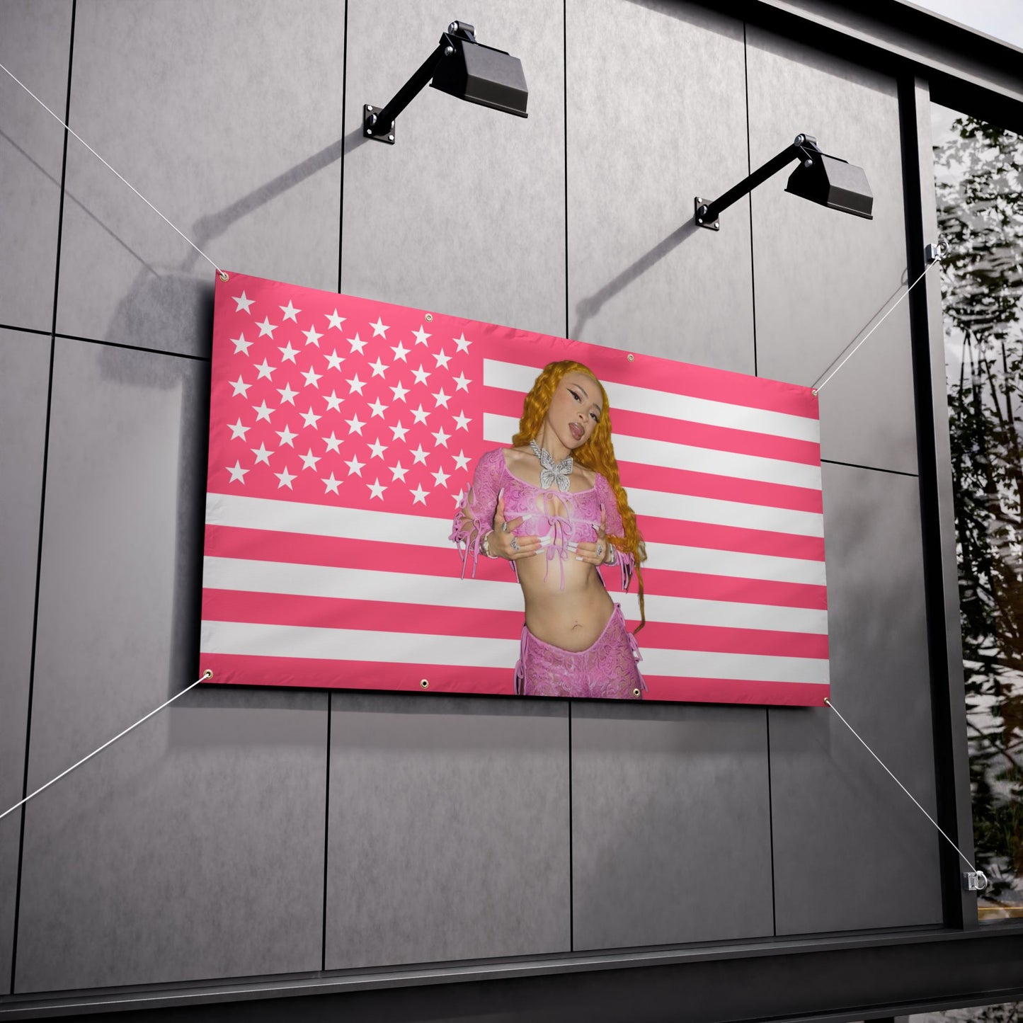 PINK ICESPICE USA Banner