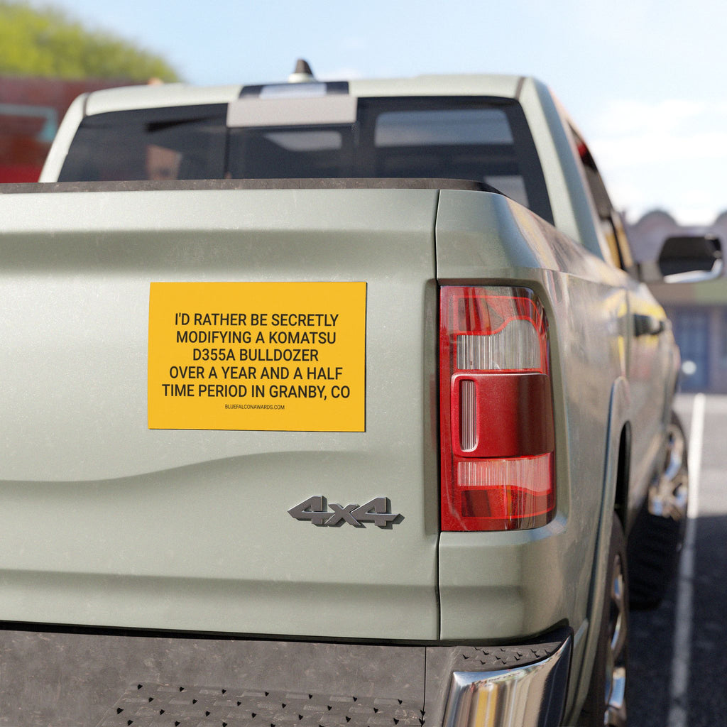 KILLDOZER Car Magnet
