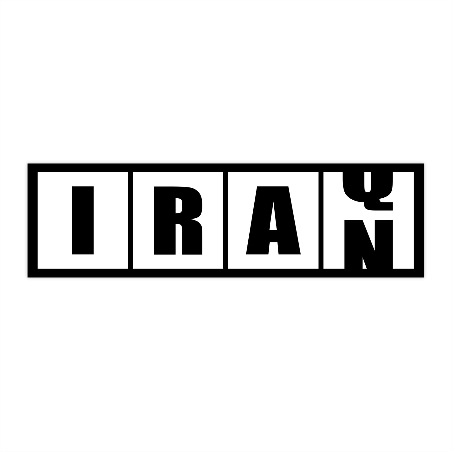 IRAN/Q Sticker