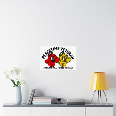 PeacetimeVet Paper Poster