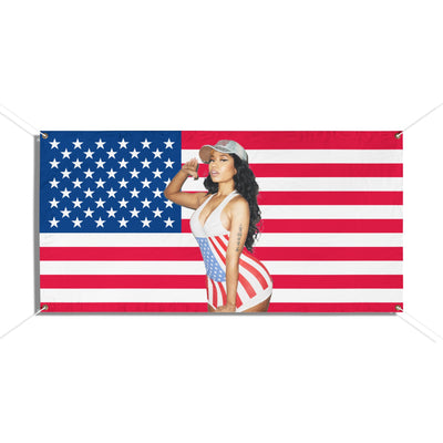 Nicki-Minaj USA Banner