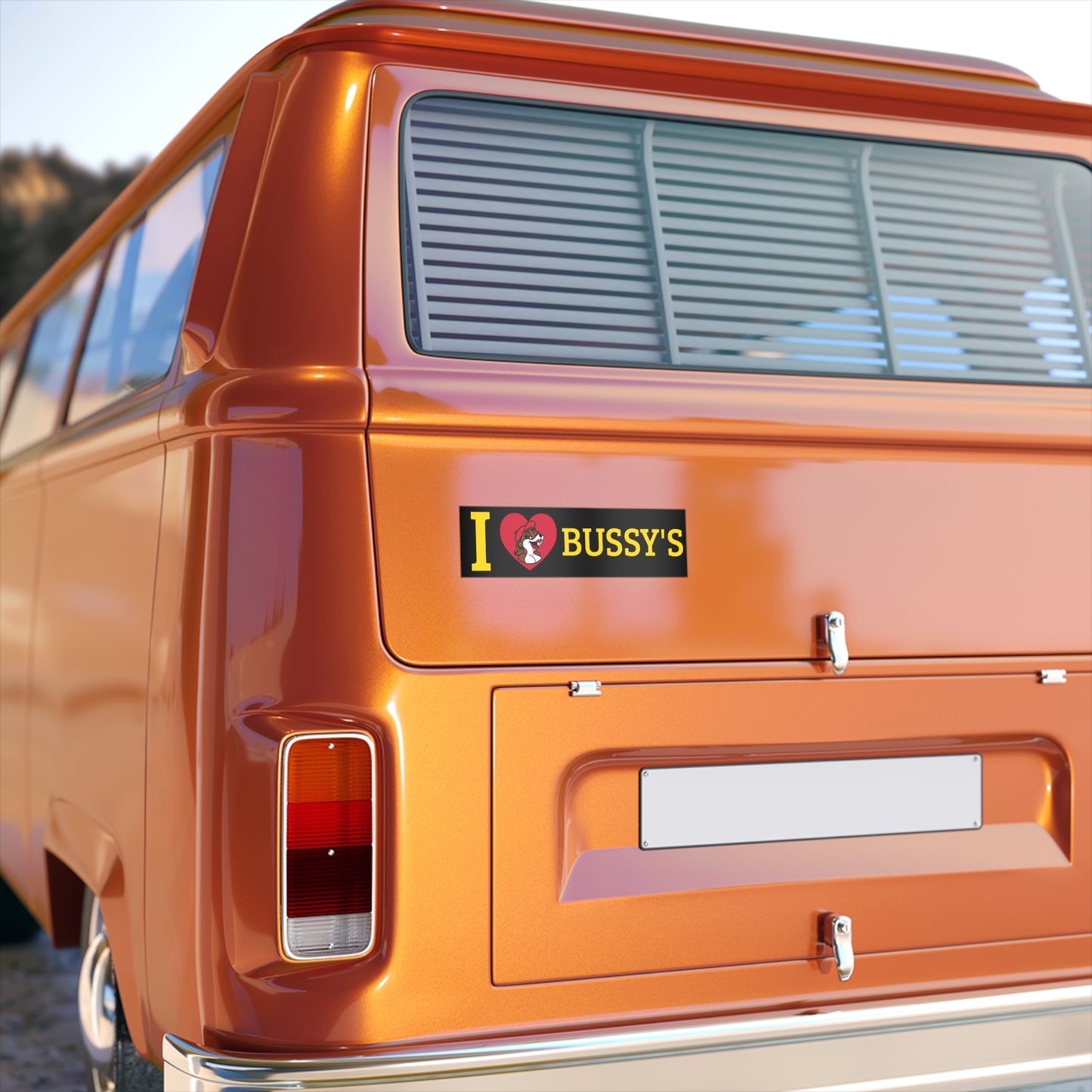 I LOVE BUSSY'S Sticker