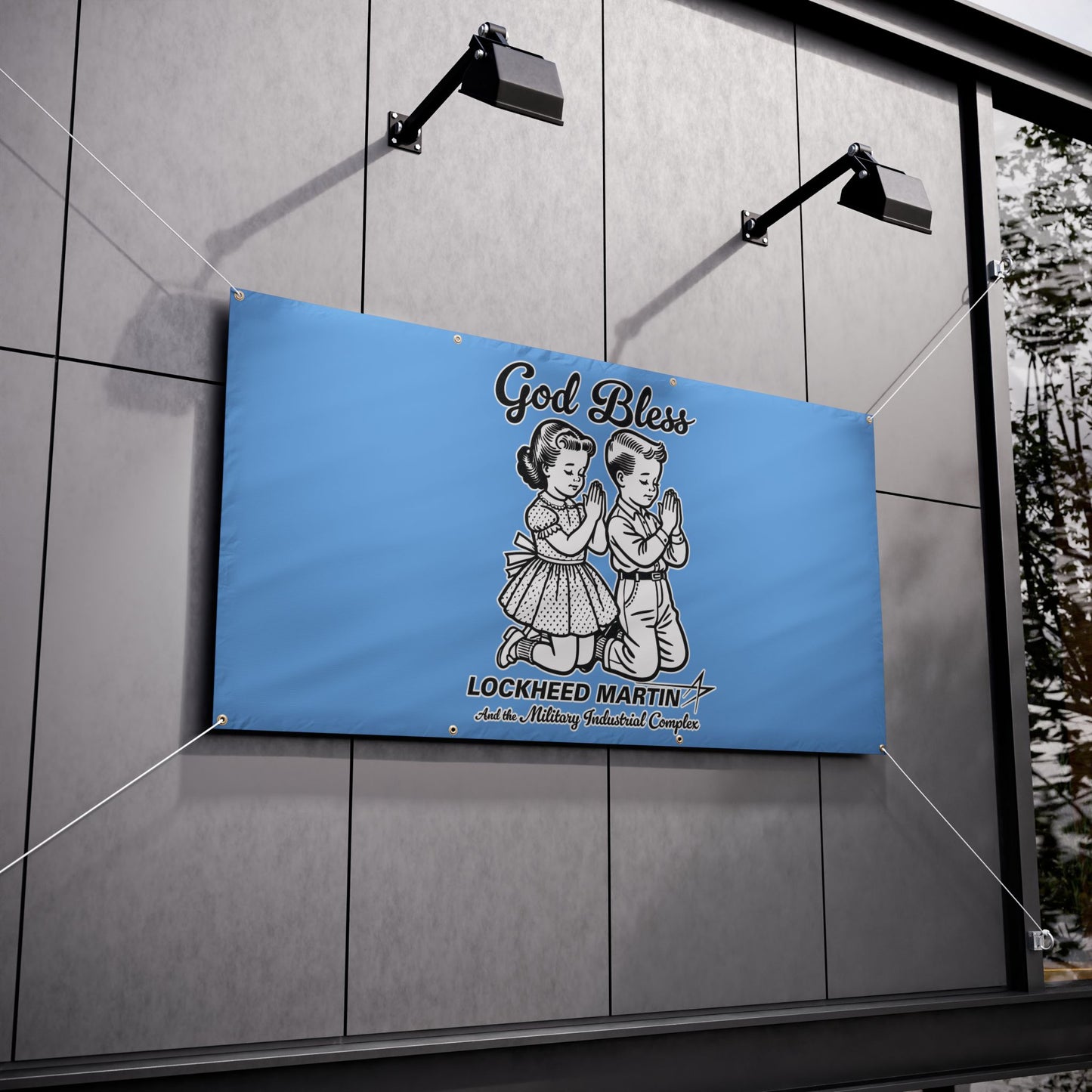 GodBless Lockhead Martin Banner