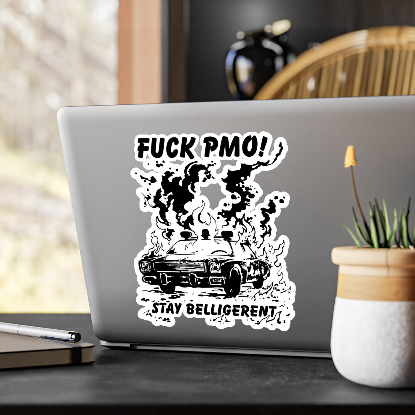 Fuck PMO STICKER