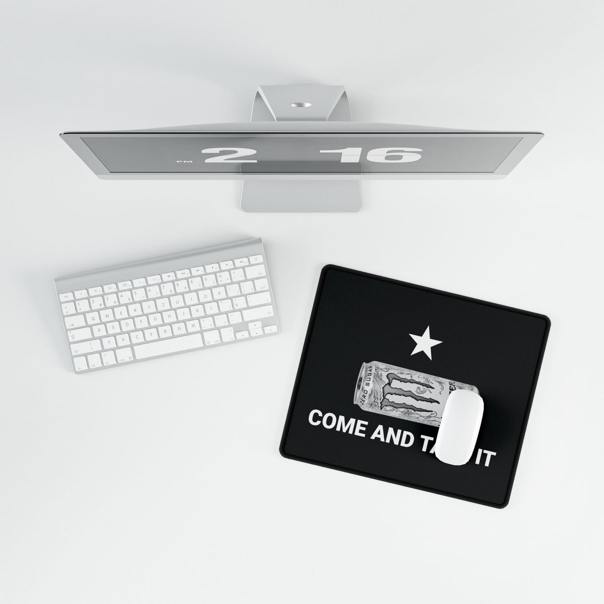 WHITE MONSTER Mousepad