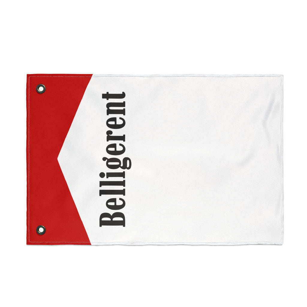 BELLIGERENT (Going Away) FLAG
