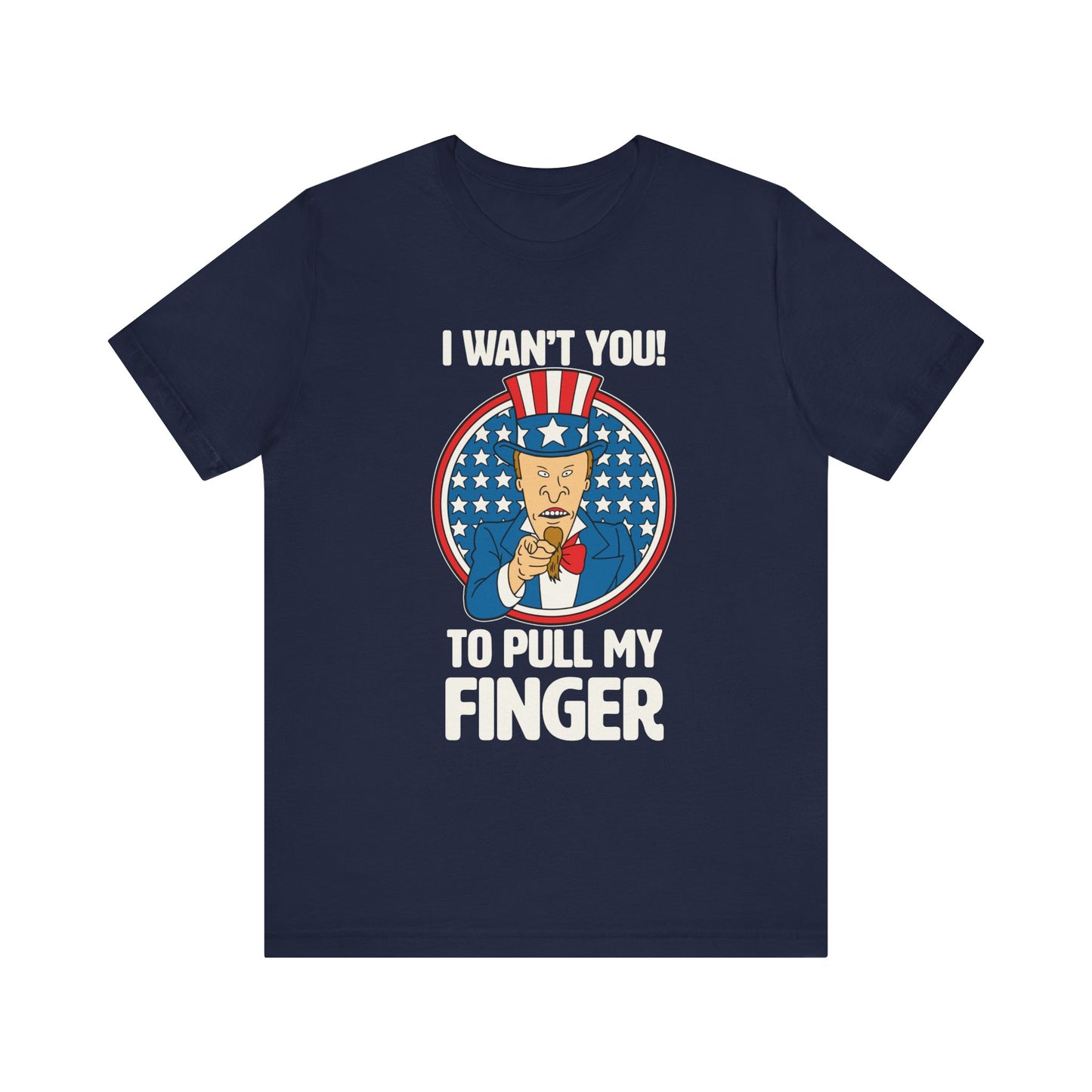 Beavis & Butthead “I Want You To Pull My Finger” Uncle Sam Tee