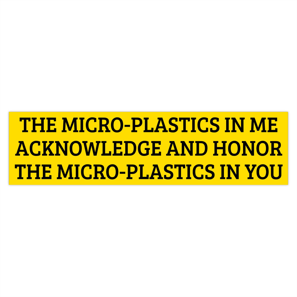 Microplastics Sticker