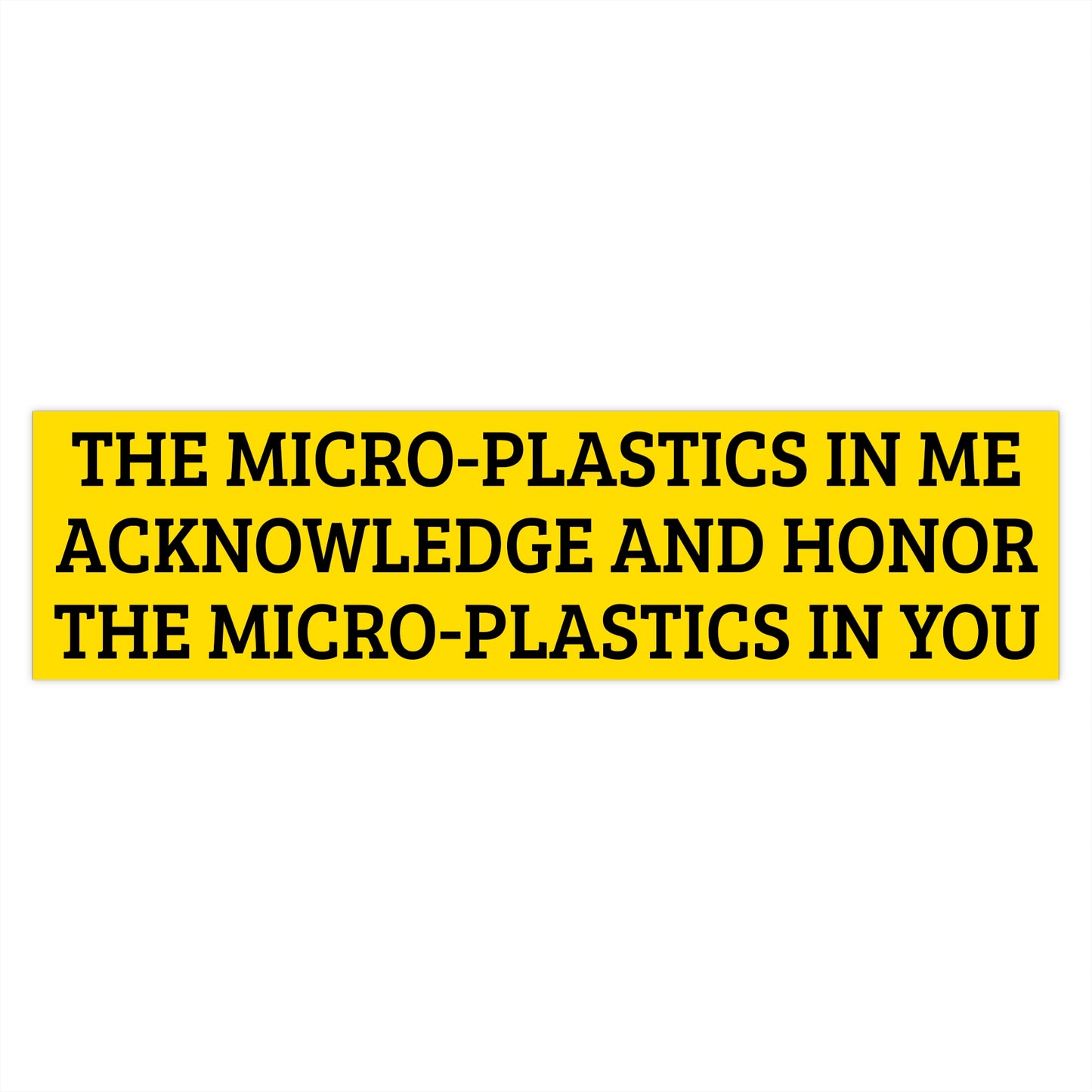 Microplastics Sticker
