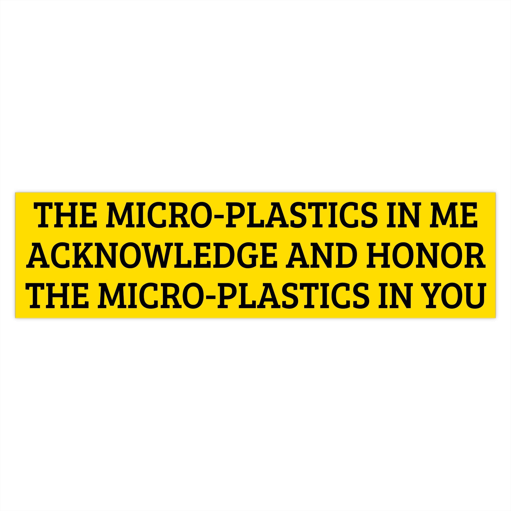 Microplastics Sticker