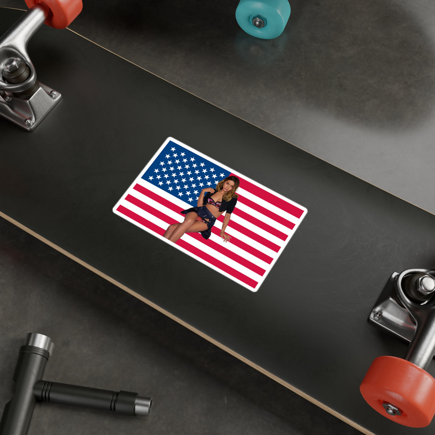 Anna de Armas USA STICKER